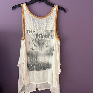 Free People Flowy Graphic Tank Top
